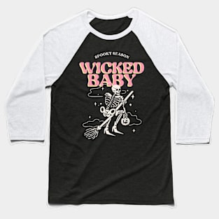 Wicked Baby Halloween Baseball T-Shirt